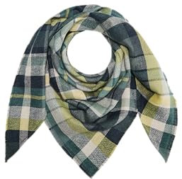 s.Oliver Damen Tuch BLUE GREEN 80