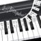 Abnehmbare Klaviertastatur Notenetiketten, Klavier Keyboard Noten für 88 Tasten Tastatur, Anfänger Silikon Klaviernoten Anleitung, Kein Aufkleben Erforderlich Wiederverwendbare Piano Keyboard Stickers