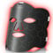 Rotlichtlampe LED Maske Gesicht, Silikon Red Light Therapy Face, 660nm Rotlichtlampe & 850nm Infrarotlampe Gesicht, 222 Chips Rotlicht Therapie Maske für Gesicht Hautverjüngung Anti-Aging