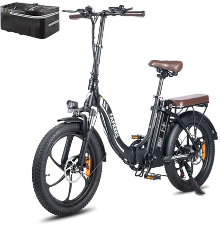 Fafrees Folding Electric Bike UK, 250W Motor,120-150KM Range, 36V 18Ah Battery, Official F20 PRO 20 E-Bike 7-Speed, 25KM/H, Aluminium Alloy Frame for Commuting & Travel
