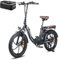 Fafrees Folding Electric Bike UK, 250W Motor,120-150KM Range, 36V 18Ah Battery, Official F20 PRO 20 E-Bike 7-Speed, 25KM/H, Aluminium Alloy Frame for Commuting & Travel