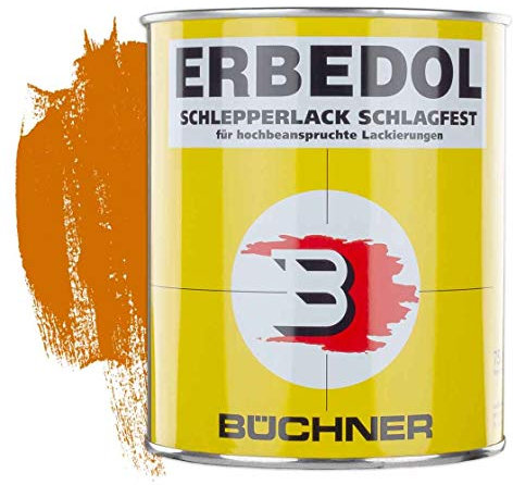 ERBEDOL | Schlagfester Lack | Amazone | SL2101 | orange | 0,75 l | Lack | lackieren | Traktor | Landmaschinen | Traktormarken | Instandhaltung | Farbe | schlagfest SL2101-0,75 l - orange