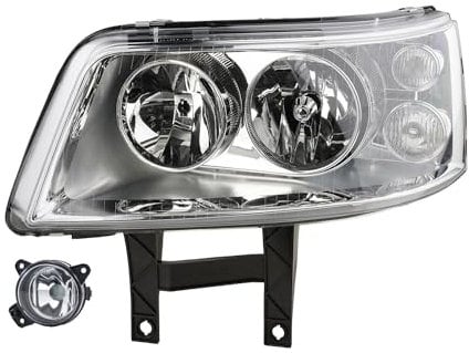Johns, Scheinwerfer Halogen passend für VW Transporter T5 03-10/2009 H7 H1 Li. + Nebel