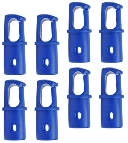 Baoblaze Trampoline Enclosure Pole Caps Trampoline Bar Caps, Trampoline Net Pole Top Holders, Practical Trampoline Net Pole Caps, Quantity 8