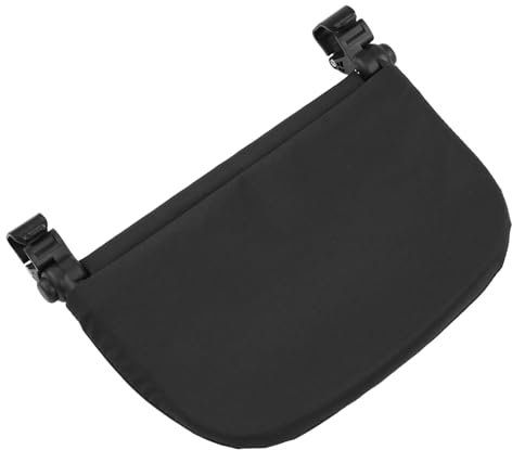 Repose-pieds de Poussette de bébé de 21cm, Repose-jambes de bébé, Extension de Poussette, Pédale, Sacs de Transport de Voyage pour Accessoires de Poussette YOYA VOVO (BLACK)