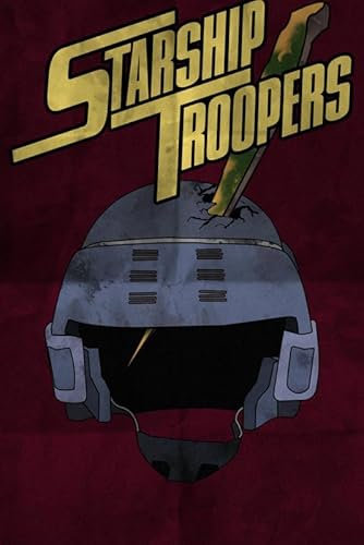 Poster Starship Troopers, A5, Wandkunst, Heimdekoration, Filmposter, Leinwand, Film, Kino, Retro, Vintage, Kult, klassisch, Nostargic, Saga, moderner Nachdruck, wir drucken jedes Poster für Sie,