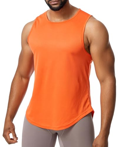 Towintec Tank Top Herren Muskelshirts Sport Unterhemd Laufshirt Schnelltrocknendes Workout Ärmelloses Bodybuilding Trägershirts Athletisches Funktionsshirt Fitness Strand Porosität Shirts Männer