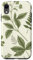 iPhone XR Green Floral Sage Garden Leaves Case
