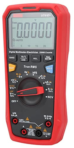 UT61E+ 000V Digital Multimeter True RMS Tester mit Tragbarem Design, LCD -Display für Elektriker und Techniker