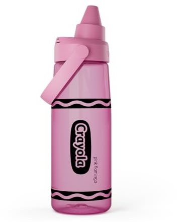 CamelBak Crayola Chug Tritan Renew Water Bottle Pink Flamingo, 25 oz
