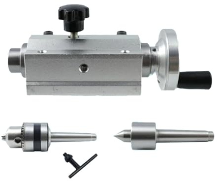 Folpus Contrapunto de taladro Herramienta para trabajar madera Mandril de servicio pesado Multifunción B12 Centro