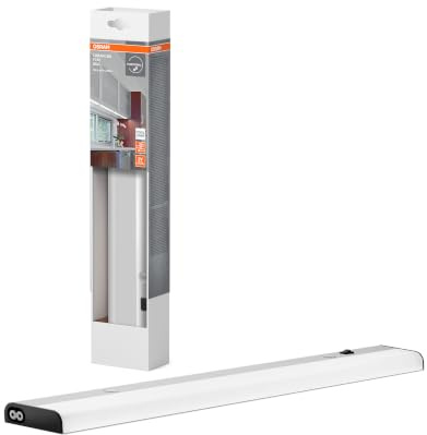 Osram flache Eco-Unterbauleuchte für die Anbaumontage 840 | Linear LED Flat, Ceiling Luminaire, Silber, 20000 h, 1-Pack