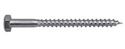 SWG Sechskant-Holzschraube DIN 571 6 x 80 mm VZ SW10 100 Stück