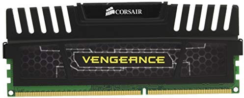 Corsair CMZ12GX3M3A1600C9 Vengeance 12GB (3x4GB) DDR3 1600 Mhz CL9 Mémoire pour ordinateur de bureau performante avec profil XMP. Noir