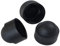 100 Stück Sechskant Schutzkappe M10 - Schlüsselweite 17mm, Farbe schwarz - Abdeckkappe