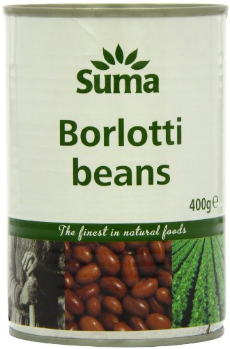Suma Borlotti Beans 400 g (Pack of 12)