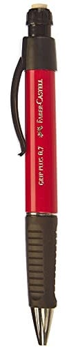 Faber-Castell 130734 - Druckbleistift GRIP PLUS, Minenstärke: 0,7 mm, brombeer