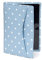 Tarjetero de cuero y lunares - tarjetero para el abono de transporte, 1642, azul (azul) - 5307P 17 21