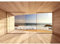 Runa Art Papier peint intissé 396 x 280 cm Fenêtre à la mer | Toison Décoration Murale Salon Chambre á Coucherr | Fabrication Allemande | brun bleu 9051012a