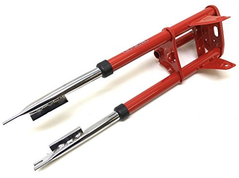 Gabel Federgabel Rot komplett passend für Puch Maxi S N X 30 Original Modell