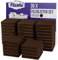 Filzada® 36x Filzgleiter Selbstklebend - 25 x 25 mm Quadratisch - Braun - Profi Möbelgleiter Filz Mit Idealer Klebkraft