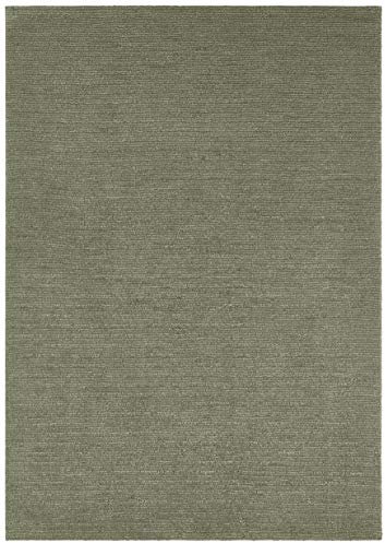 Hanse Home Teppich Supersoft Kurzflor Wohnzimmer-Teppich Modern Flauschig Weich Einfarbig für Wohnzimmer Küche Flur oder Schlafzimmer Moosgrün 200x290 cm