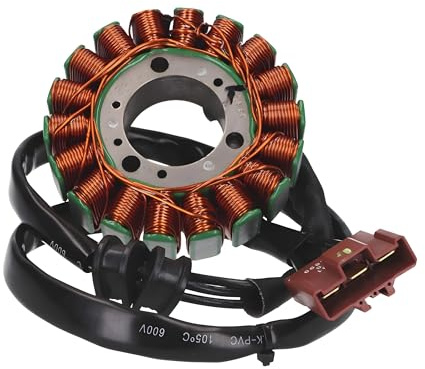 Piaggio Stator Lichtmaschine OEM 58080R kompatibel mit Beverly 500 | Kabelsatz und Pick-up, einbaufertig kompatibel mit Piaggio X9 500 ab Bj. 2003, Gilera Nexus 500 M351, Piaggio X Evo 400 M52