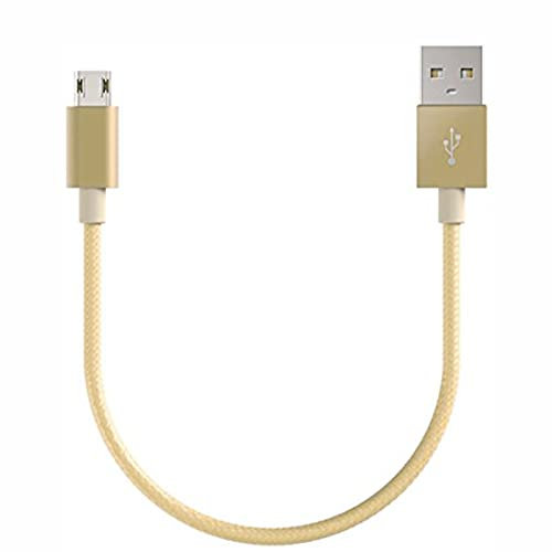 Câble de synchronisation de données Lightning en nylon robuste pour Vivo S1 Y11 Y12 Y17 Y19 (20 cm)