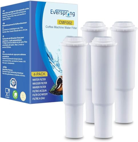 EVERSPRING Kaffeefilter Kompatibel mit Jura White 60209 68739 62911, einschließlich verschiedener Modelle von Nespresso 4 Stück (Rechnung verfügbar)