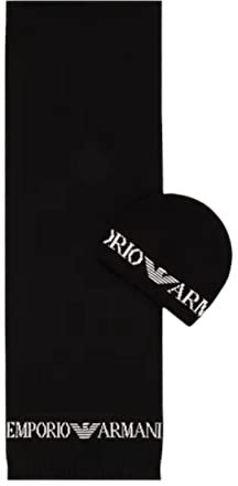 Emporio Armani herren Schal nero