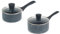 Russell Hobbs COMBO-7516A Nightfall Stone Saucepans - 2 Piece Set, 16cm & 20cm Saucepan Set With Glass Lids, Non-Stick, Easy Clean, PFOA Free, Bakelite Soft Touch Handles, Cook With Little To No Oil
