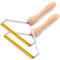 2PCS Pet Hair Remover Lint Remover Roller Carpet Scraper Cleaner Pro Wooden Handle For Clothes Carpet Cat Dog Hair Fuzz
