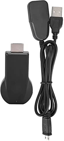 Drahtloser WiFi Display Dongle, Wireless HDMI Adapter Dongle 2,4 GHz Drahtloser Display-Adapter 1080P Wi-Fi HDMI Dongle Streaming Stick für Airplay Miracast DLNA Android-Betriebssystem/GoogleHome