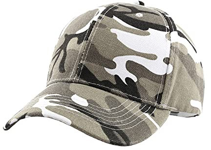 Unisex-Baseballkappe, verstellbar, taktische Mütze, Camouflage-Kappe, Sport-Trucker-Kappe, Sommer-Sonnenhüte für Damen und Herren, Grau