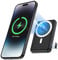 Wireless Portable Charger, Magnetic 10000mAh Power Bank 15W Fast Wireless Charging 22.5W USB PD QC3.0 Type-C LED Display Mag-Safe for iPhone 15/14/13/12/11 Pro/Pro Max (Classic Black)