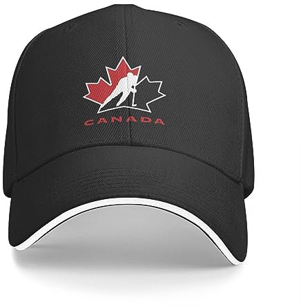 VIDOJI Baseballmütze Unisex Klassische Plain Caps Team Canada Logo Merchandise Essential Baseballmütze Geburtstag Luxus Hut Mode Strand Mädchen Hüte Herren Geschenk