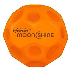 Waboba Moonshine Ball Leuchtball, Leuchtender Moon Ball, Hyper Bouncy im Dunkeln Leuchtend, Extra Sprungkraft Ball – Orange