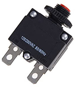 Disjoncteur 1PC 125/250V AC 15A interrupteur thermique disjoncteur protecteur de surcharge interrupteur de surcharge en gros