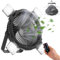 Qoosea Ventilateur de Camping 3 en 1 Tente Ventilateur de Camping Ventilateur USB 8000mah Ventilateur de Plafond de Tente Rechargeable Ventilateur de Bureau avec Crochet de Lumière LED Télécommande