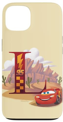 Hülle für iPhone 13 Disney & Pixar Alphabet Monogramm Buchstabe L Lightning McQueen