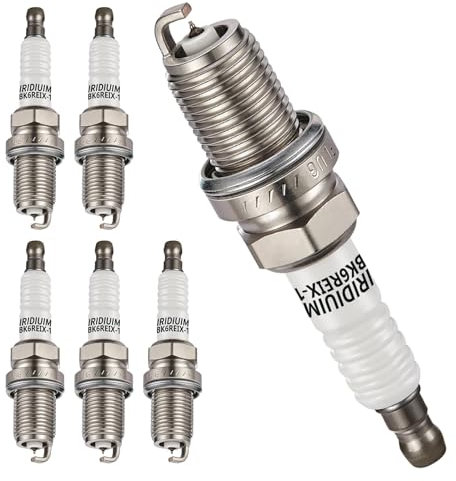 4504 Iridium Zündkerzen 6 Pack Kompatibel mit Do-dge Dakota Durango Nitro Ram 1500 Je-ep Commander Grand Cherokee Liberty 3.7L 4.7L V6 V8 Ersatz für PK20TT Zündkerze