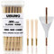 UBUNG Brown Cones, 300 Pcs King Size Brown Pre Rolled Cones With Tips, Slow Type Rolling Paper, Length 4.25 in / 108 mm, Including 1 Cone Loader And 1 Push Rod