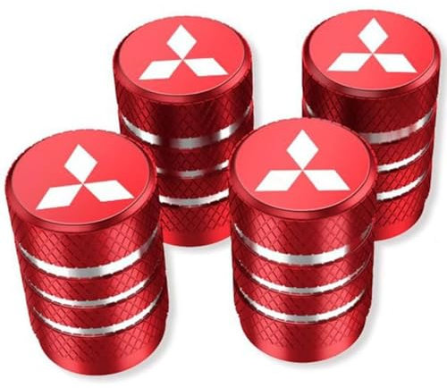 8 Set Ventilkappen Auto für Seat Ateca Xperience ab Bj.2020,Aluminium Reifenventilkappen Auto Reifenventil Kappe Staubkappen Dichtung für Stabilen Reifendruck,Red