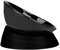 Bulldog Bowl Anti-Slip Dog Cat Dish Detachable Rubber Dog Bowl Pet Sterile Tilted Pet Feeder Slope Bas (Black(Black Ceramic Bowl), 2 Cup (Small/Medium Dog))
