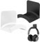 SoeUyd 2 Pieces Support Casque, Support Casque Gamer, Universal Headphone Hook, Crochet Casque Avec Adhésif Fort pour la Plupart Des Casques de Jeu, Convient À Un Large Éventail de Scénarios