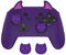 PlayVital Cute Dämon Silikon Hülle für Nintendo Switch Pro Controller, Skin Case Anti-Rutsche Schutzhülle mit Daumengriffkappen und Aufkleber-Lila