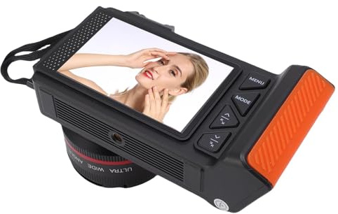 Garsent 70MP Digitalkameras für die Fotografie mit WLAN, 4K -Autofokus -Vlogging -Kamera für YouTube mit 50x Zoom, Anti -Shake, F1.8 DSLR -Kamera mit Doppelbildschirmblitz (Black)