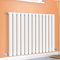 Horizontal Vertical Designer Radiator Oval Column White Anthracite Tall Upright Rads (Single - 600 x 960mm, White)