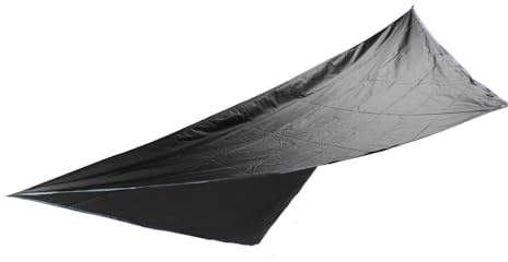 Generic Campingplane, Viereck Camping Camping Baldachin wasserdichte Sonnenschutzmittelwiderstand für den Outdoor für Strand (Black)