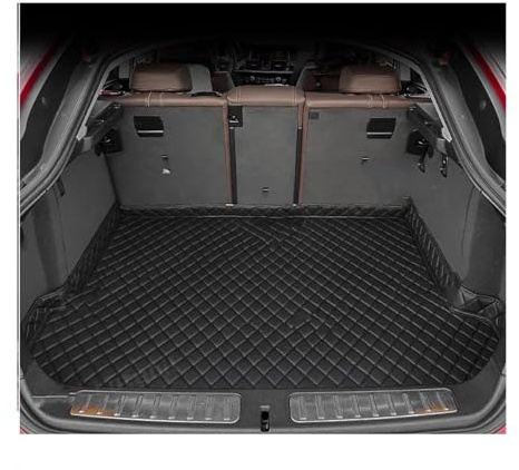 Schutz Kofferraum Auto Futter Für Jaguar Für E-PACE 2018 2019 2020 2021 2022 2023 2024 Kofferraum Matte Auto Zubehör(Black-Black)